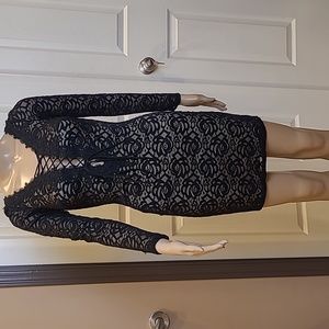 Kimikal nude lined lace dress